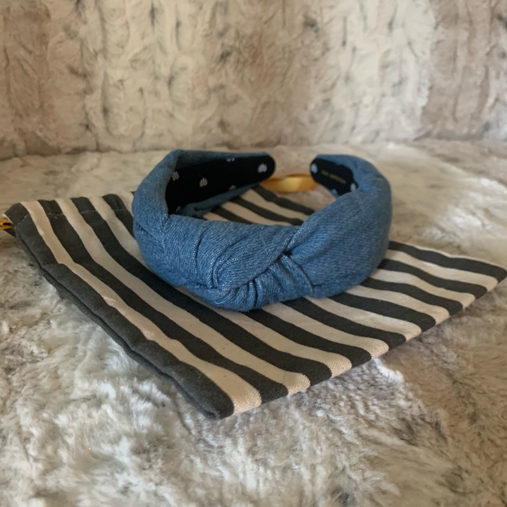 NWOT Lele Sadoughi Denim Headband